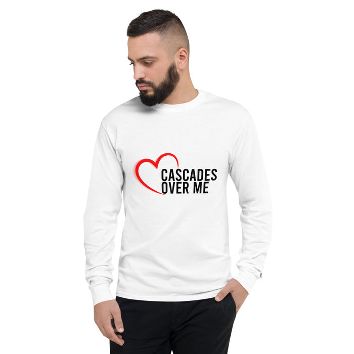 Love Cascades Over Me Men's Champion Long Sleeve Shirt