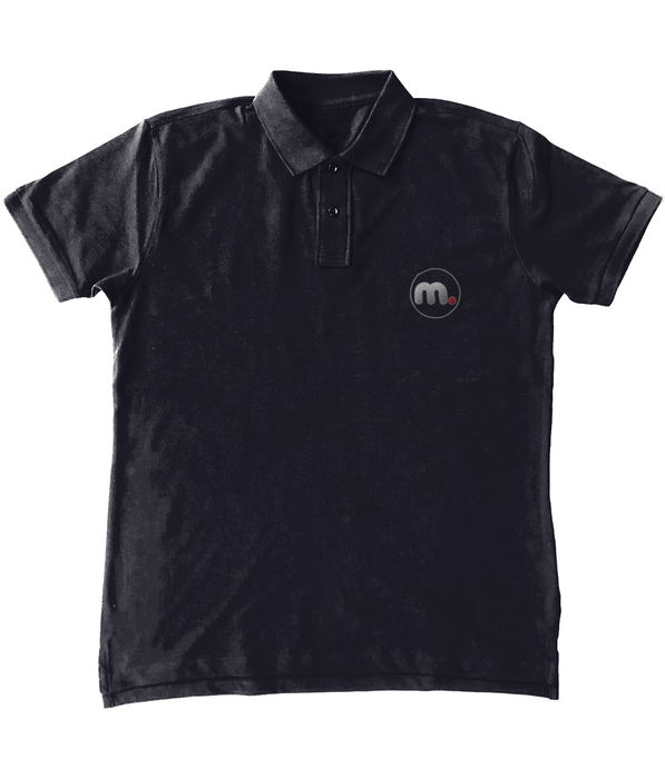 Embroidered EP20 Men's Standard Polo Shirt Masiix Logo White Circle