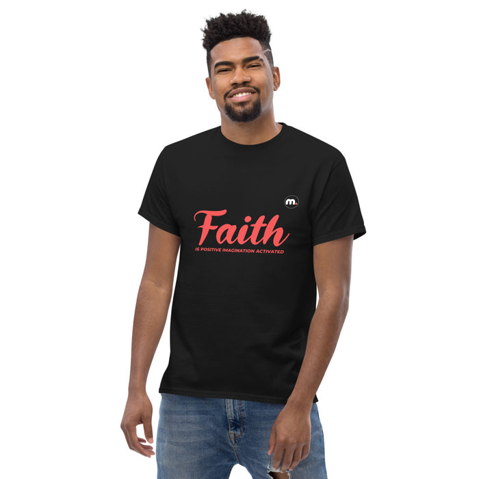 Faith is Positive Imagination Activated Men's Heavyweight Tee