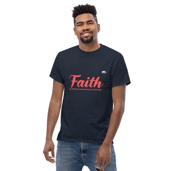 Faith is Positive Imagination Activated Men's Heavyweight Tee