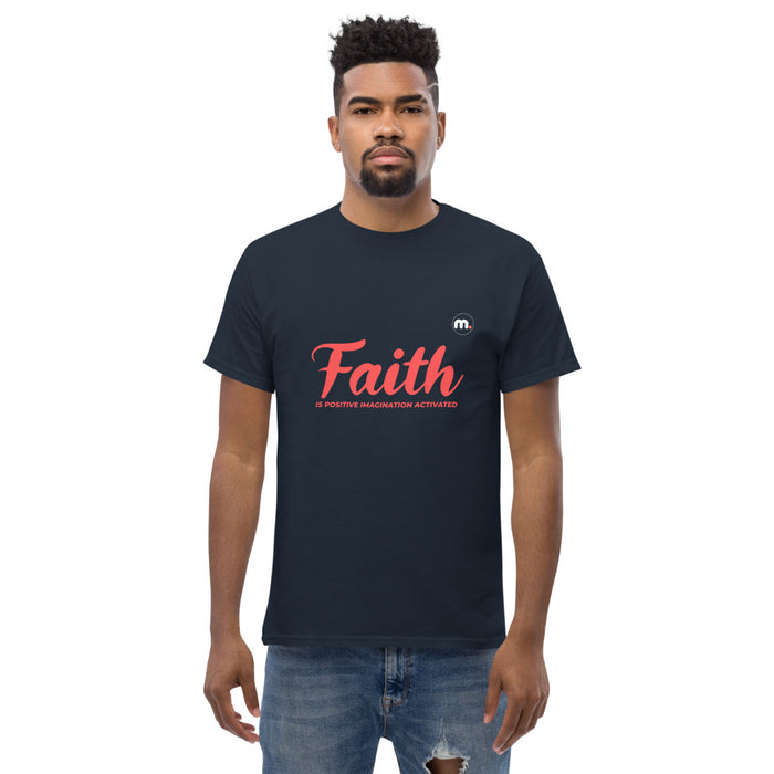 Faith is Positive Imagination Activated Men's Heavyweight Tee