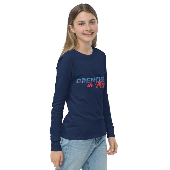 Drenched in Mercy Youth Long Sleeve Tee